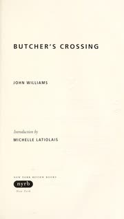 Cover of Butcher's Crossing