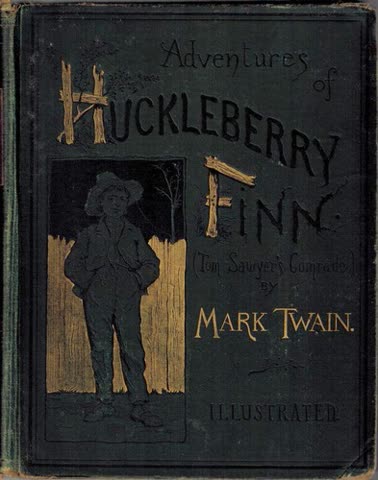 Cover of The Adventures of Huckleberry Finn by Mark Twain