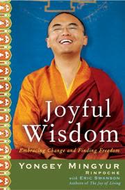 Cover of Joyful Wisdom by Mingyur Rinpoche