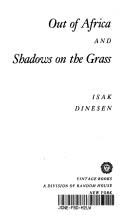 Cover of Out of Africa by Isak Dinesen