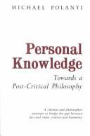 Cover of Personal Knowledge by Michael Polanyi