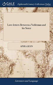 Cover of Love Letters Between a Nobleman and His Sister