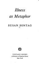 Cover of Illness as Metaphor by Susan Sontag