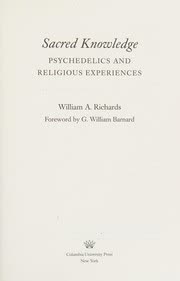 Cover of Sacred Knowledge by William A. Richards