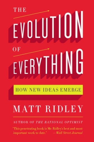Cover of The Evolution of Everything by Matt Ridley