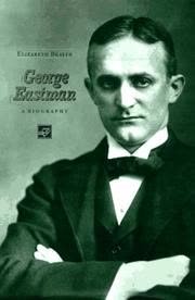 Cover of George Eastman by Elizabeth Brayer