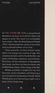 Cover of Hear the Wind Sing by Haruki Murakami