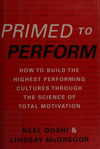 Cover of Prime to Perform by Neel Doshi and Lindsay McGregor