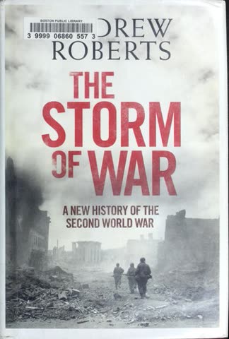 Cover of The Storm of War: A New History of the Second World War by Andrew Roberts