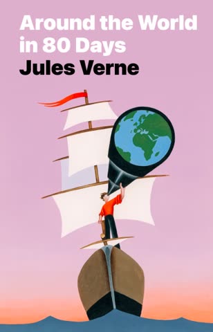 Cover of Around the World in Eighty Days by Jules Verne