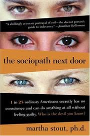 Cover of The Sociopath Next Door by Martha Stout