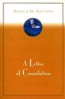 Cover of Letters of Consolation by Henri Nouwen