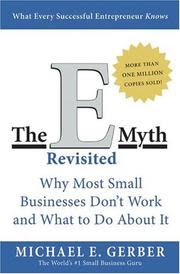 Cover of The E-Myth by Michael Gerber