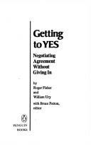 Cover of Getting to Yes