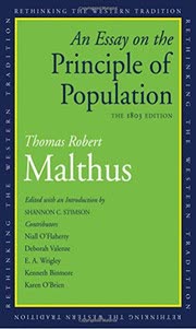 Cover of An Essay on the Principle of Population