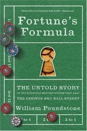 Cover of Fortune's Formula by William Poundstone
