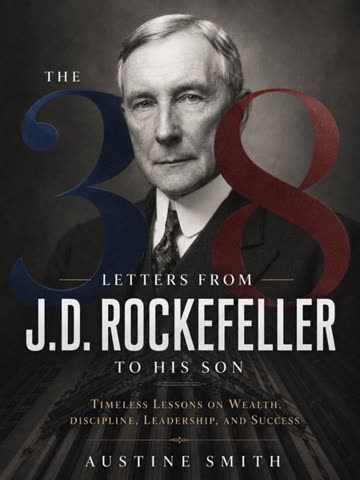 Cover of Thirty-Eight Letters from John D. Rockefeller to His Son by John D. Rockefeller
