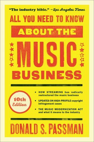 Cover of All You Need to Know About the Music Business by Don Passman