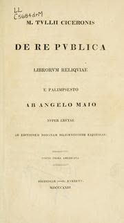 Cover of De Republica