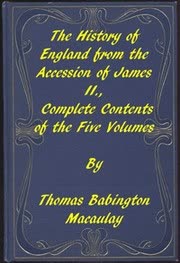 Cover of The History of England by Thomas Macaulay