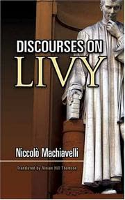 Cover of Discourses on Livy by Niccolo Machiavelli