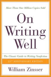 Cover of On Writing Well