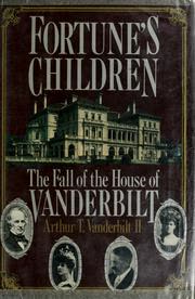 Cover of Fortune's Children by Arthur T. Vanderbilt II