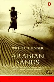 Cover of Arabian Sands by Wilfred Thesiger