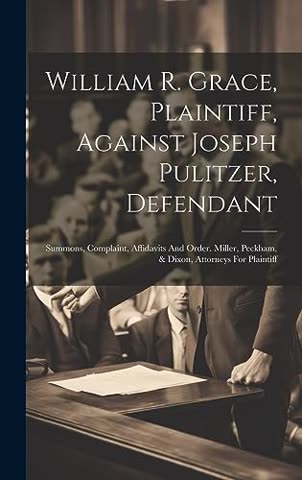 Cover of Joseph Pulitzer: Biography by unknown