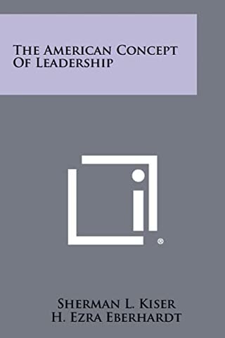 Cover of The American Concept of Leadership
