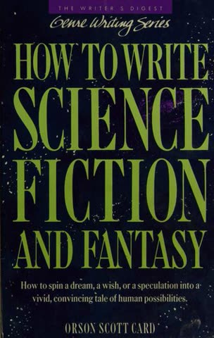 Cover of How to Write Science Fiction and Fantasy by Orson Scott Card