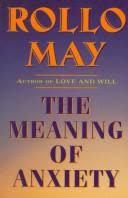 Cover of The Meaning of Anxiety by Rollo May