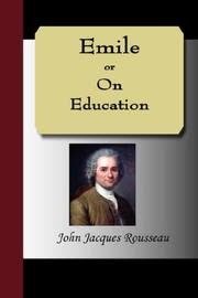 Cover of Emile: or, On Education