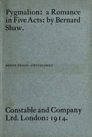 Cover of Pygmalion