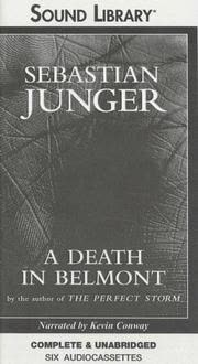Cover of A Death in Belmont by Sebastian Junger