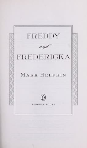 Cover of Freddy and Frederica by Mark Helprin