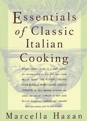 Cover of Essentials of Classic Italian Cooking by Marcella Hazan