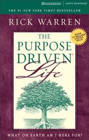 Cover of The Purpose-Driven Life by Rick Warren