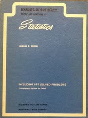 Cover of Schaum's Outline of Statistics by Murray R. Spiegel