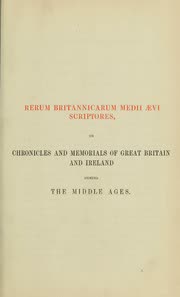 Cover of Annales Cambriae