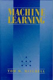 Cover of Machine Learning by Tom Mitchell