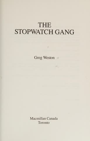 Cover of The Stopwatch Gang by Robert Knuckle