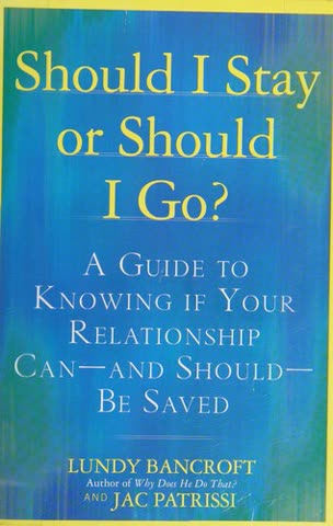 Cover of Should I Stay or Should I Go? by Dr. Ramani Durvasula