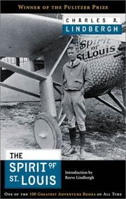 Cover of The Spirit of St. Louis by Charles Lindbergh