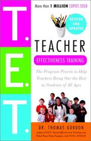 Cover of Teacher Effectiveness Training by Thomas Gordon