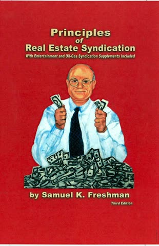 Cover of Principles of Real Estate Syndication by Sam Freshman