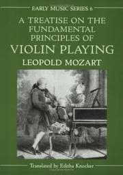 Cover of Versuch einer gründlichen Violinschule by Leopold Mozart