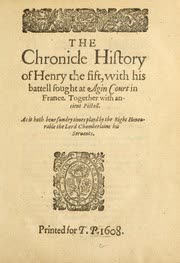 Cover of Henry V by William Shakespeare