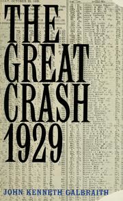 Cover of The Great Crash, 1929