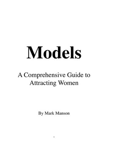 Cover of Models: Attract Women Through Honesty by Mark Manson